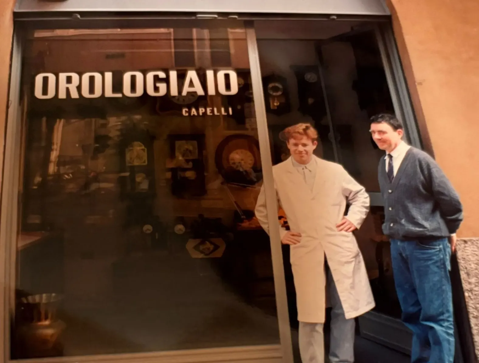Paolo Capelli con il padre