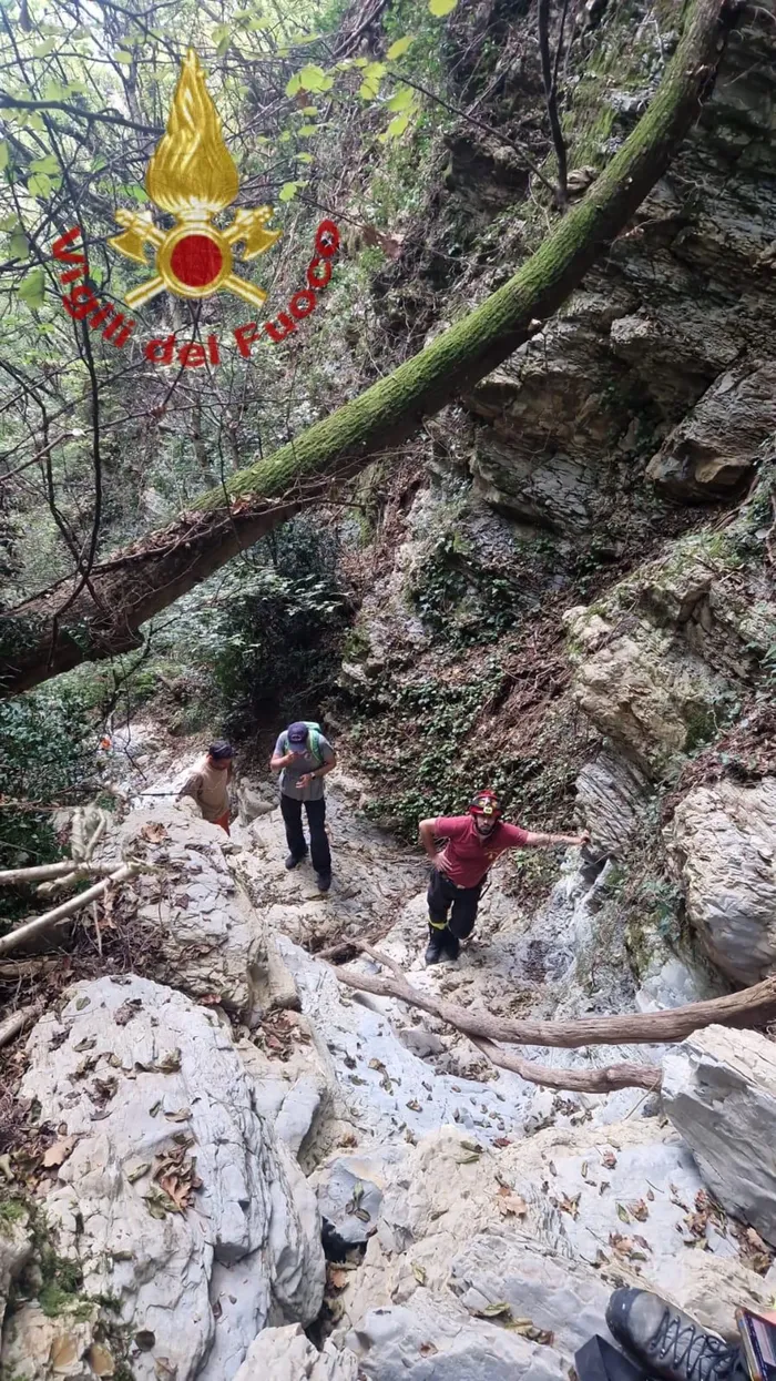 Vigili del fuoco in azione