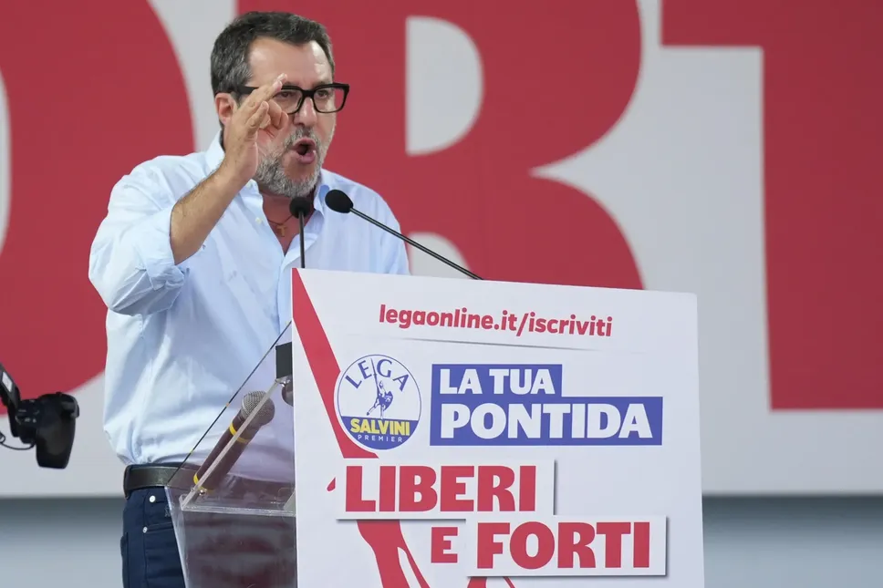 Matteo Salvini a Pontida