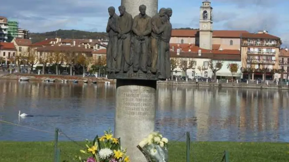 Il memoriale dell’eccidio a Castelletto Ticino (Novara) compiuto dalla X Mas il 1º novembre ’44