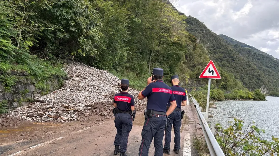 I detriti sulla strada