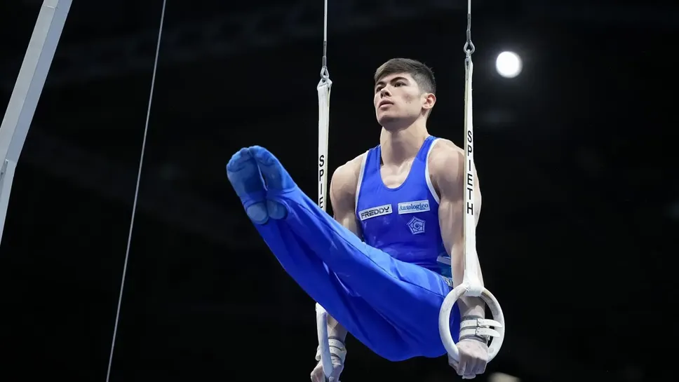 Yumin Abbadini in azione agli anelli agli ultimi Europei. Il talento di Ranica cerca l’acuto tricolore dopo il bronzo 2024 e il titolo conquistato nel 2022
