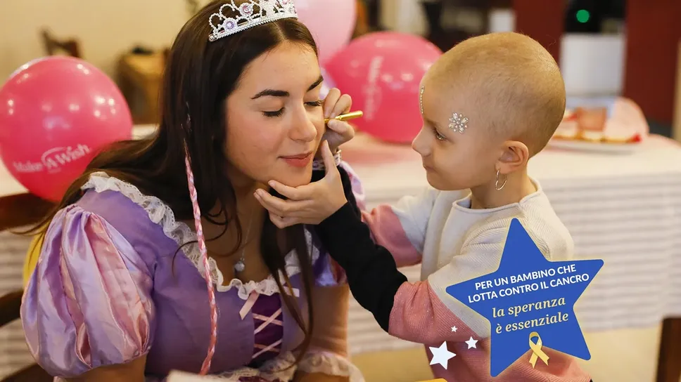 Una volontaria di «Make A Wish»