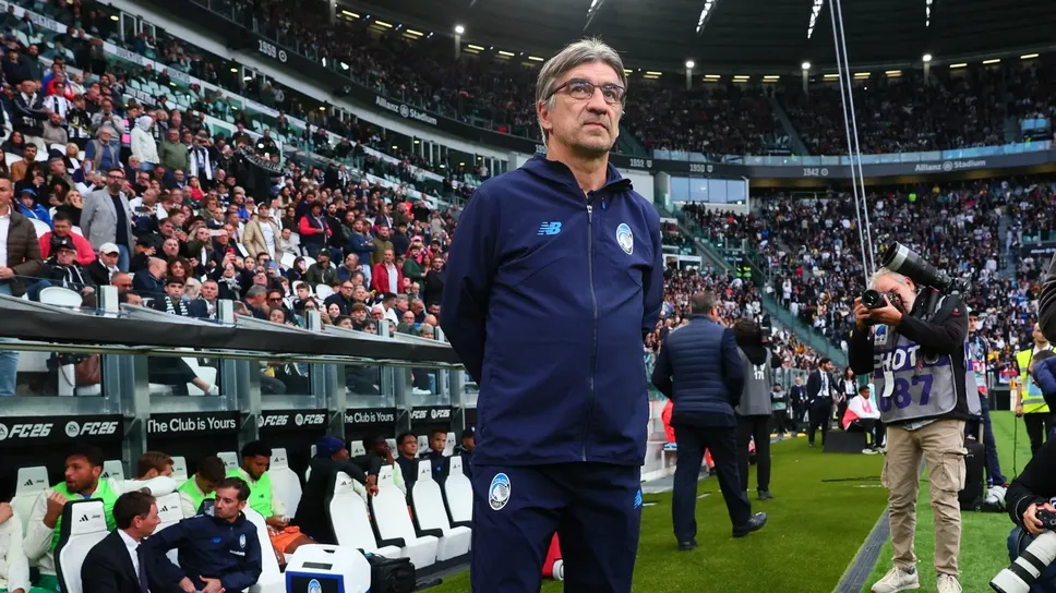 Ivan Juric, l’allenatore dell’Atalanta all’Allianz Stadium di Torino durante il match con la Juve. L’Atalanta ha pareggiato 1-1 con gol di Sulemana al 45’+1’ e pareggio di Cabal al 78’