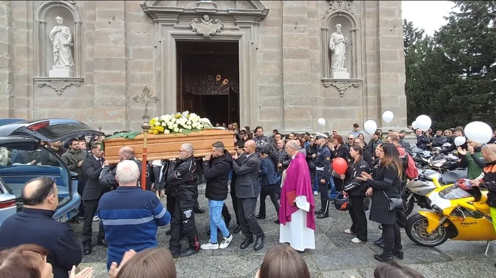 Il funerale di Kevin Colombo