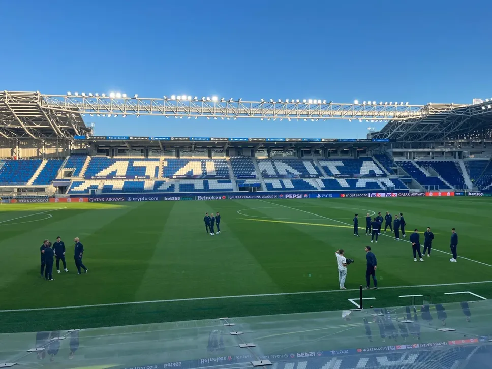 La rifinitura allo stadio