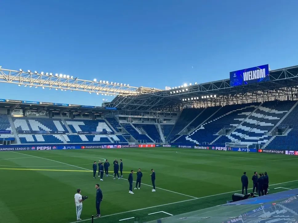 La rifinitura allo stadio