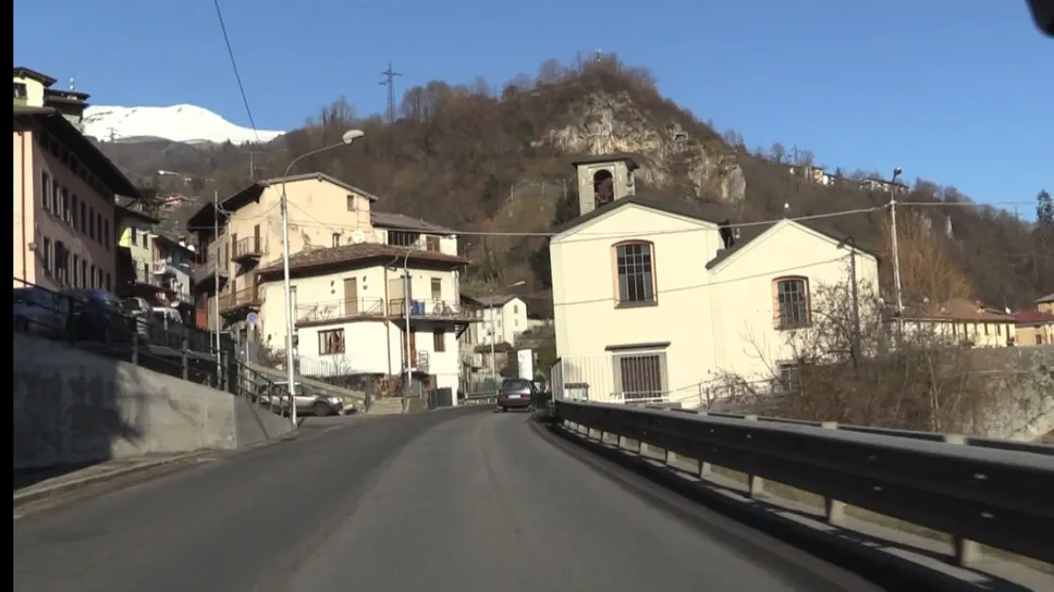 La statale 671 a Ponte Nossa