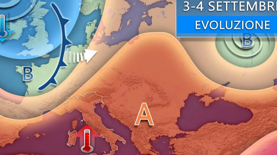L’evoluzione del meteo L’evoluzione del meteo