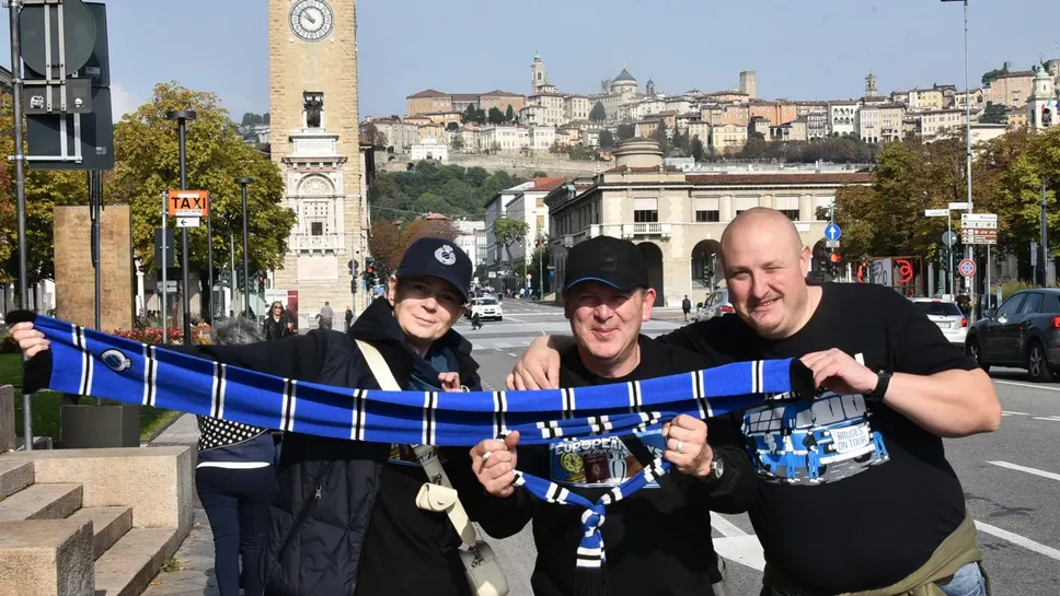I tifosi del Bruges a Bergamo I tifosi del Bruges a Bergamo
