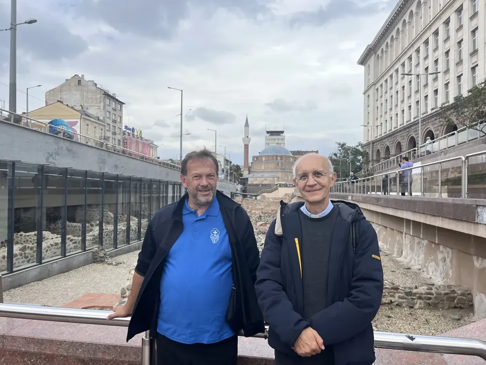 Padre Cortesi e monsignor Pelucchi