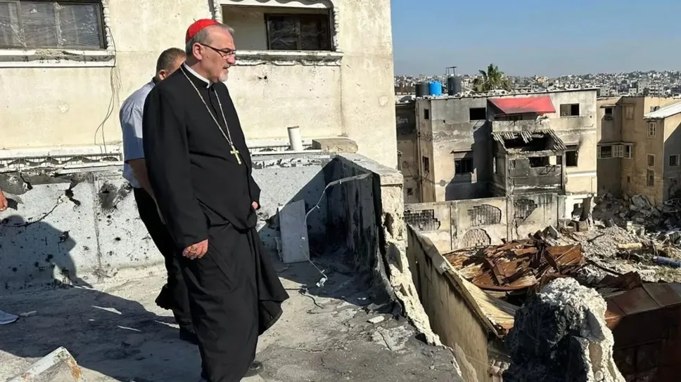 Il Patriarca di Gerusalemme dei Latini, cardinale Pierbattista Pizzaballa