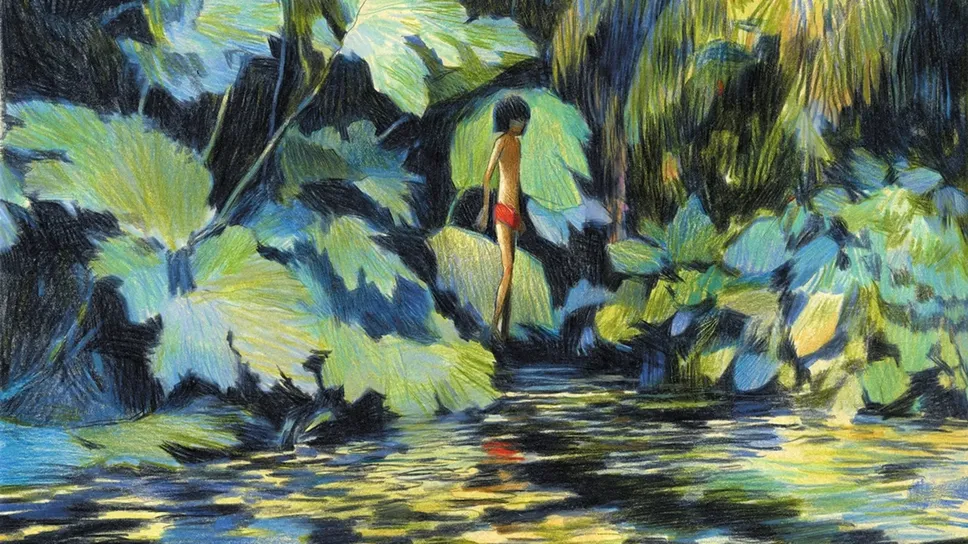 Una delle illustrazioni di Andrea Serio da «Il libro della giungla»