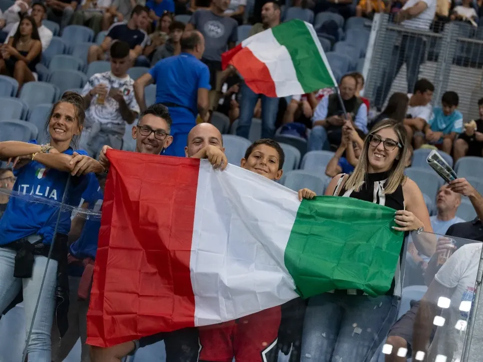 Allo stadio di Bergamo