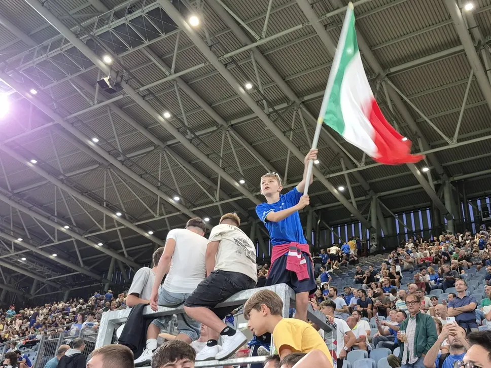 Allo stadio di Bergamo