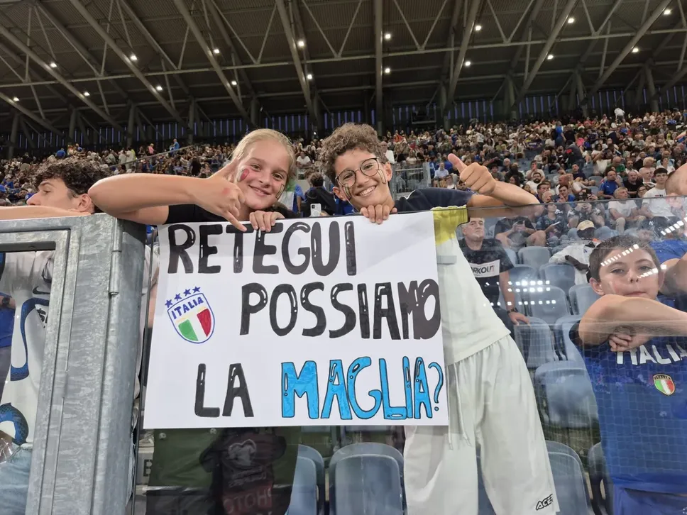 Allo stadio di Bergamo
