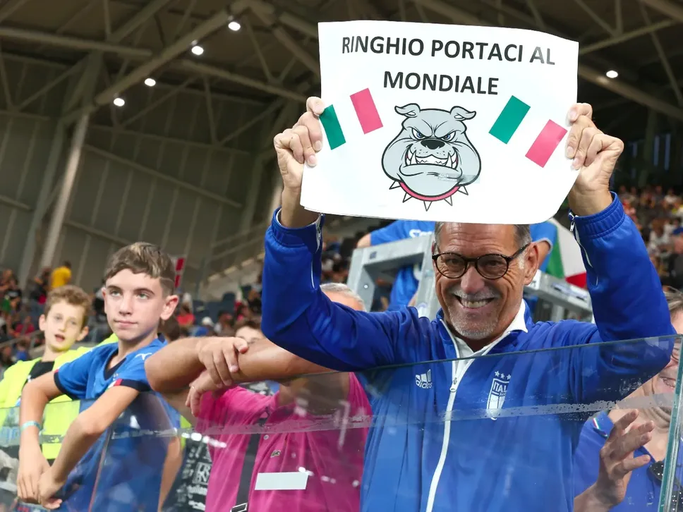 Allo stadio di Bergamo