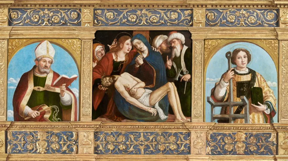 Parte del polittico della chiesa parrocchiale di Cusio