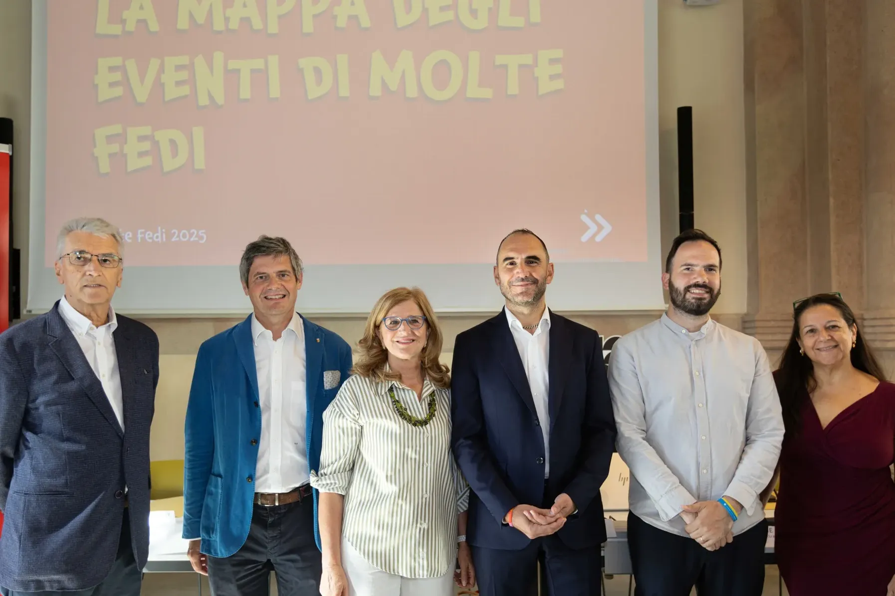 La presentazione della rassegna con le autorità