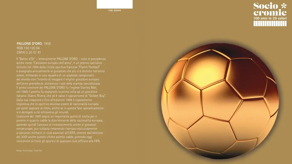 La copertina del Pallone d’oro