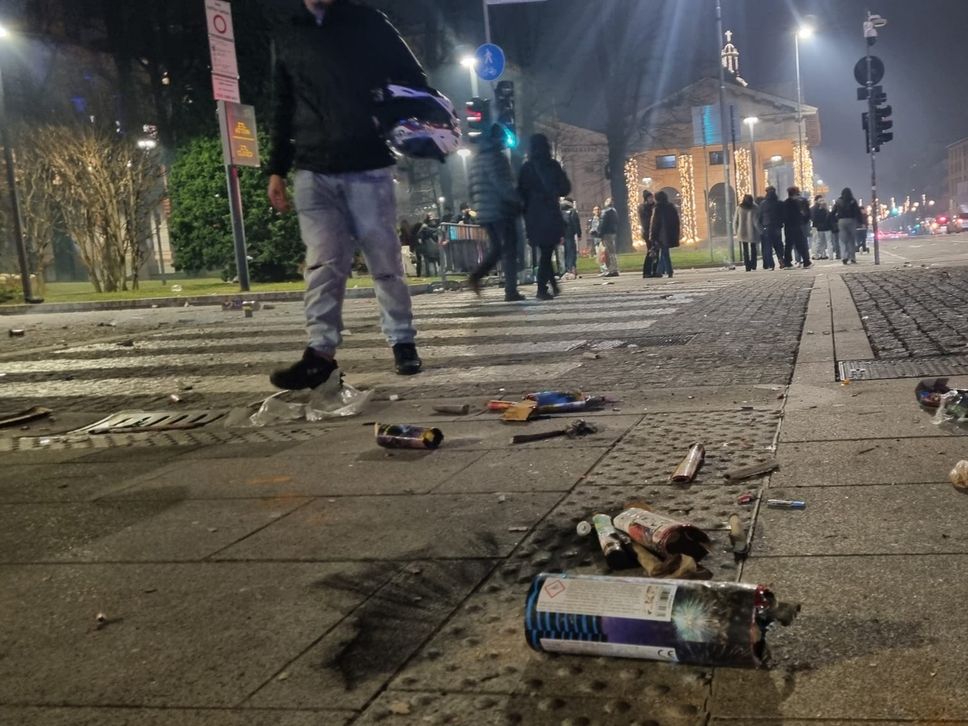 Ciò che è rimasto dopo i fuochi