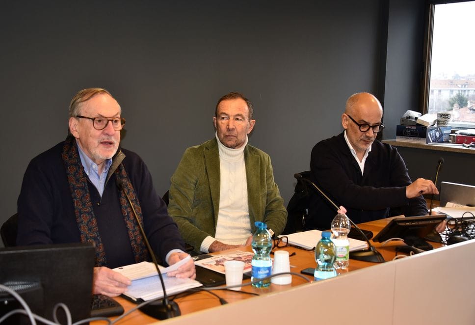 Da sinistra Gianfederico Belotti, Giorgio Cavagnis, Carlos De Carvalho