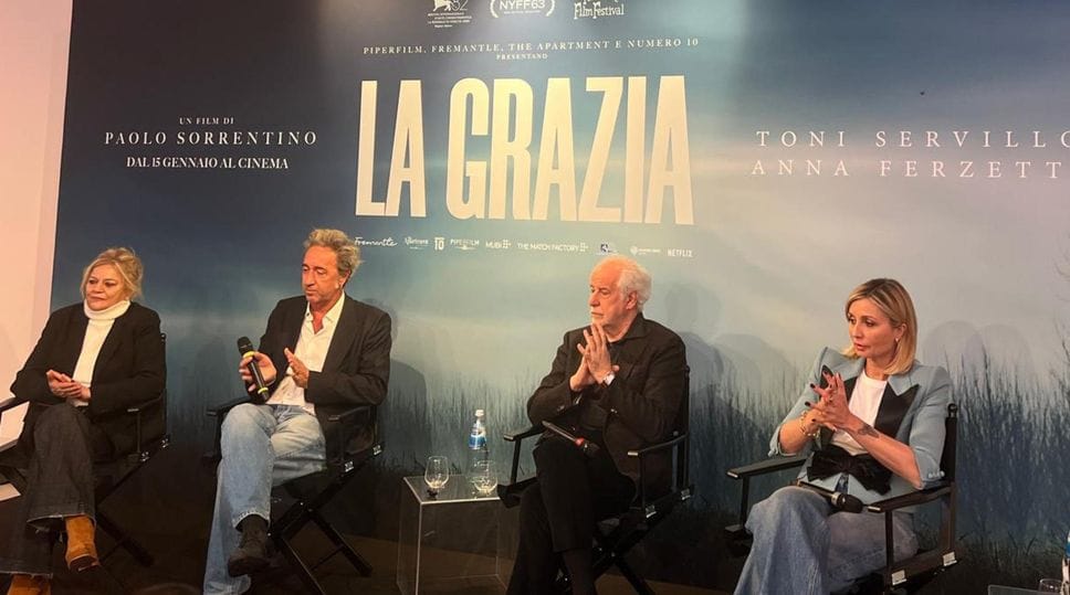 La presentazione del nuovo film di Paolo Sorrentino «La grazia»