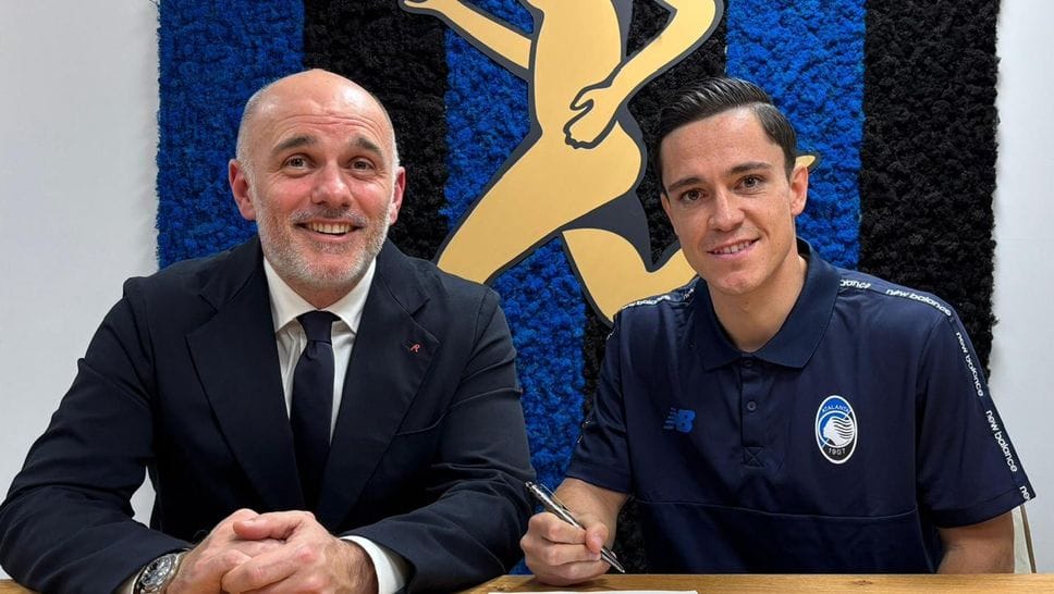 Giacomo Raspadori con Luca Percassi