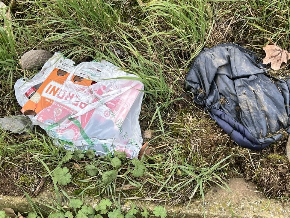 Degrado e rifiuti sulla variante SS42