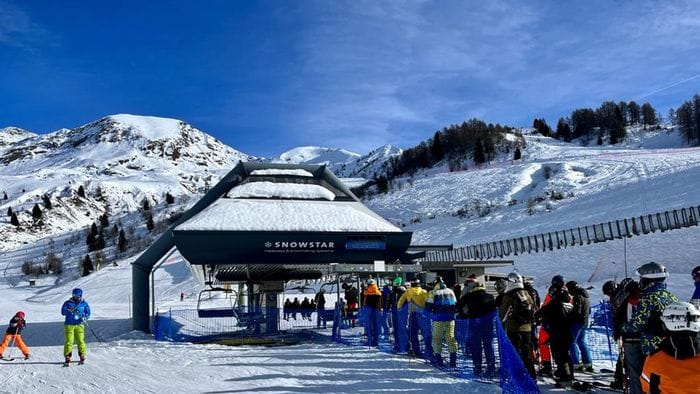 foppolo carona apre anche la seggiovia conca nevosa