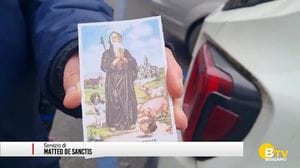 Bergamo, la festa di Sant'Antonio Abate tra auto, animali e biligocc