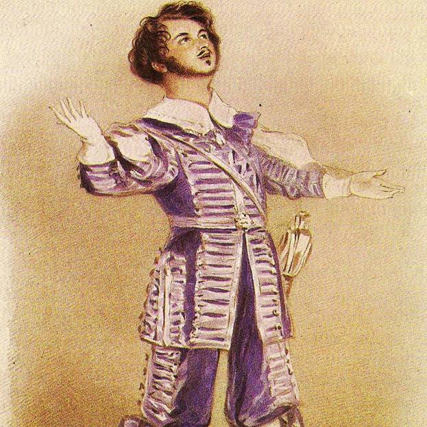 Rubini nella litografia di Richard James Lane