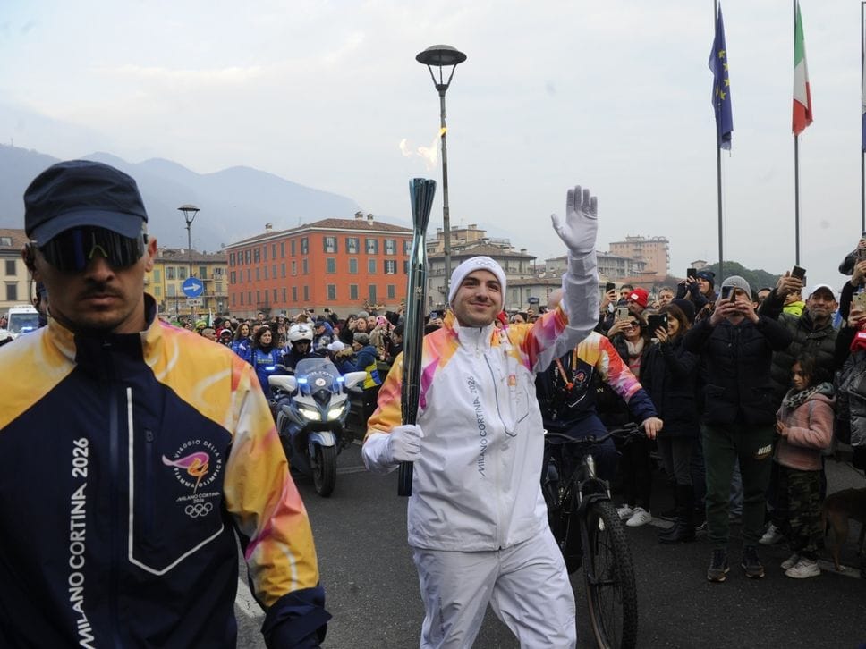 Un tedoforo sul ponte