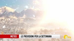 Le previsioni meteo per la settimana