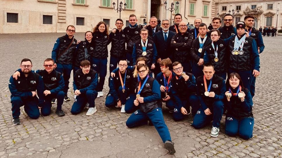 Il presidente della Repubblica ha ricevuto al Quirinale gli atleti paralimpici. Fra loro anche Francesco Piccinini della Phb