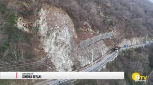 Ubiale Clanezzo. A due mesi dalla frana riaperta la strada a tempo di record