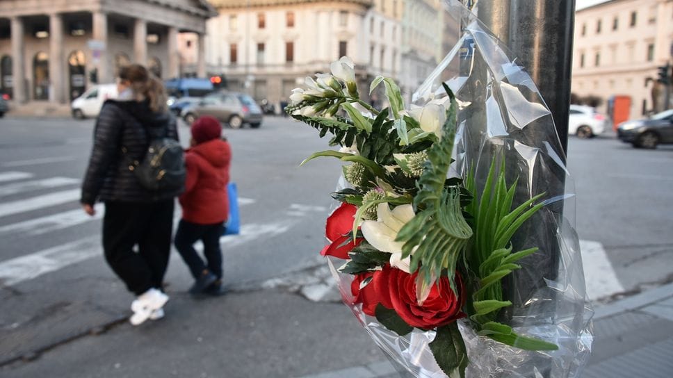 I fiori in Porta Nuova in ricordo del dottor Benedetti