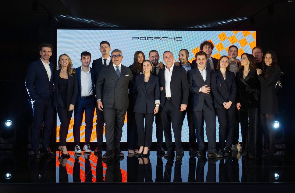 Il team al completo del Centro Porsche Bergamo
