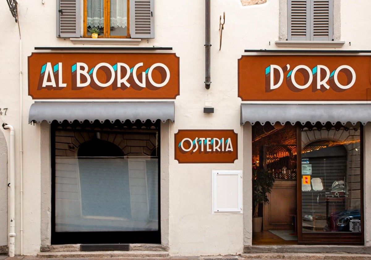 L’ingresso del ristorante