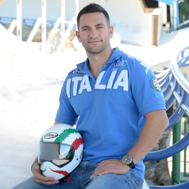 Cecchini con la maglia della nazionale italiana
