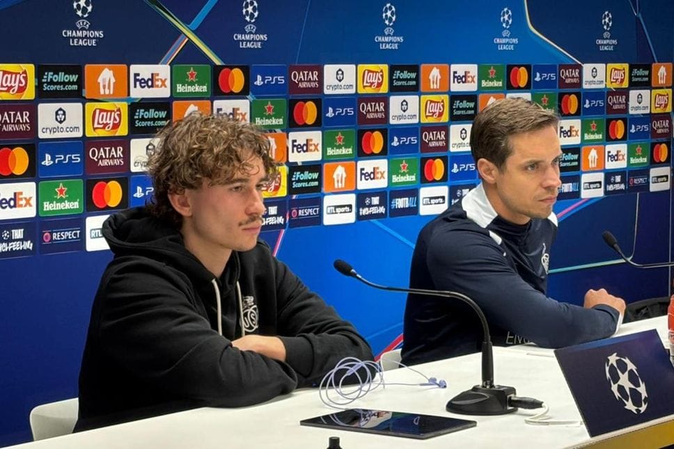 Hubert, allenatore dell’Union, in conferenza stampa