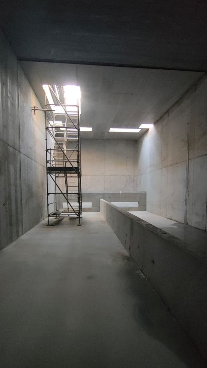 L’interno della vasca