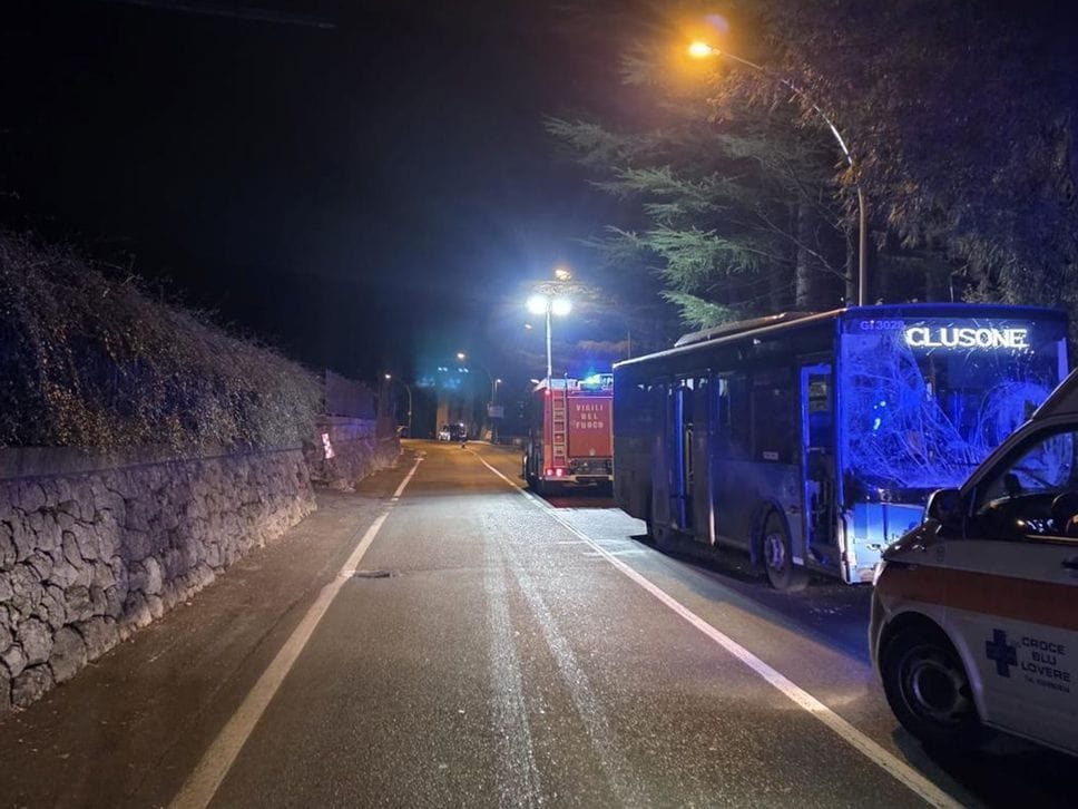 Il tratto di strada in cui si è verificato l’incidente, sulla 671