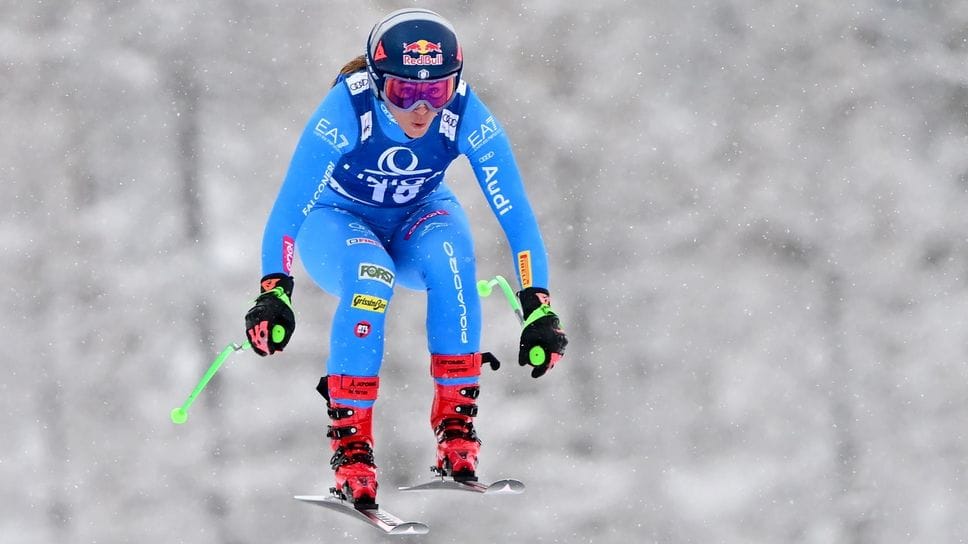 Sofia Goggia in azione