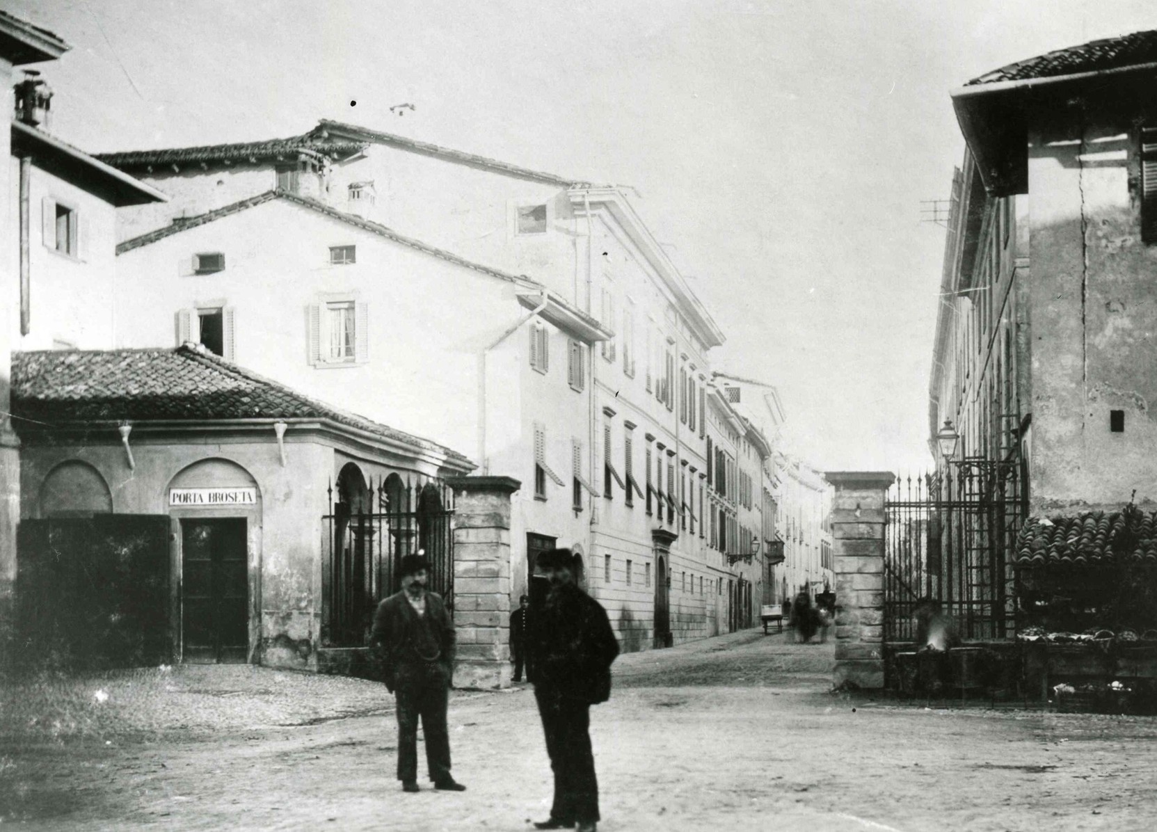 Porta Broseta a fine Ottocento