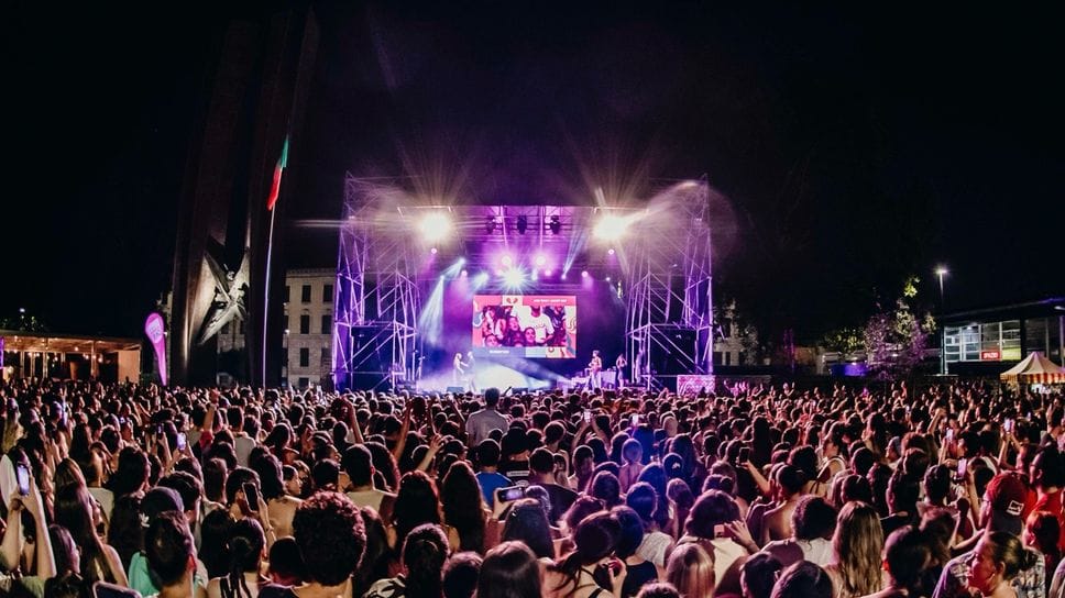 Un evento estivo a piazzale Alpini