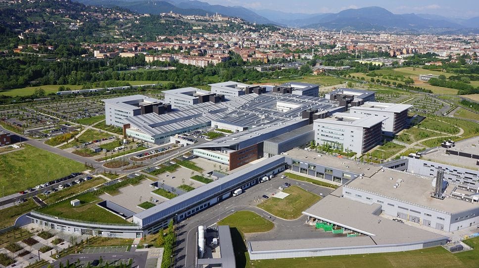 L’ospedale «Papa Giovanni XXIII» di Bergamo