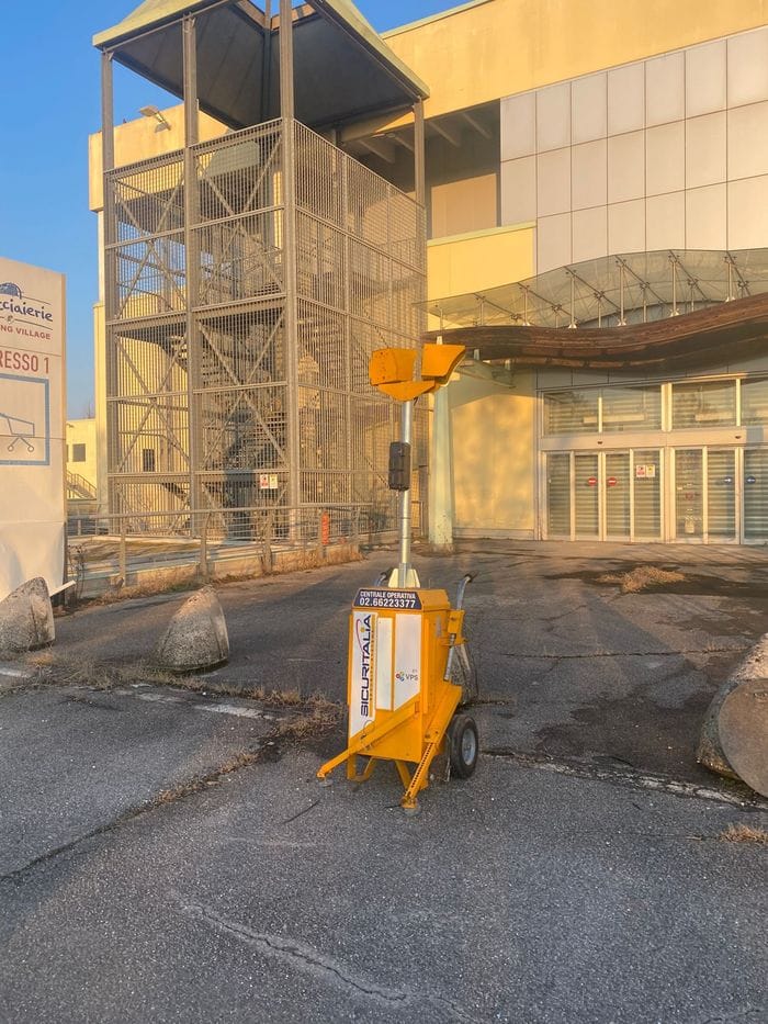 Una delle «fototrappole»