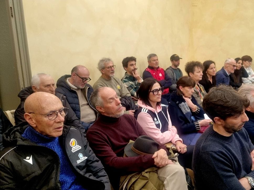 La presentazione della tappa bergamasca della Fiamma Olimpica a Palazzo Frizzoni