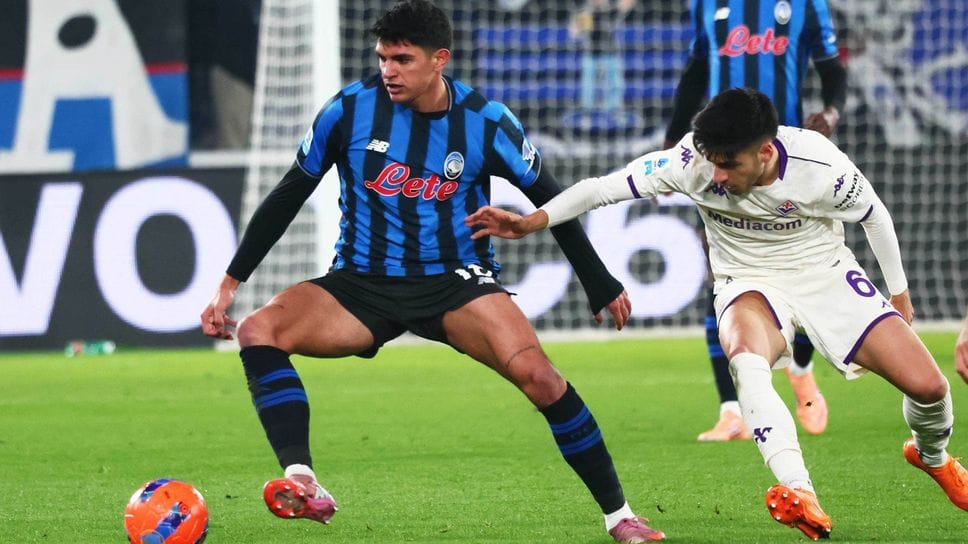 Raoul Bellanova, qui in azione contro la Fiorentina, va verso il rientro: domenica 1 febbraio potrebbe tornare a disposizione di Palladino nella gara col Como